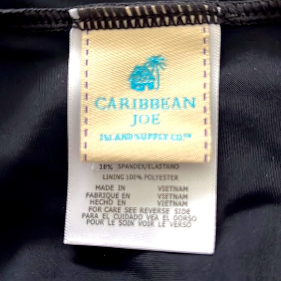 Caribbean Joe Woman’s Midriff Minimizer One Piece Swimsuit Floral size 12 - Picture 3 of 5